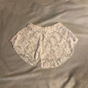 Corps Dancewear white lace ballet skirt